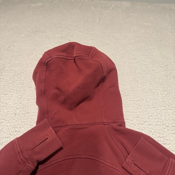 Lululemon Scuba Full Zip Hoodie size 2 mlwi mulled wine gold - Picture 10 of 14